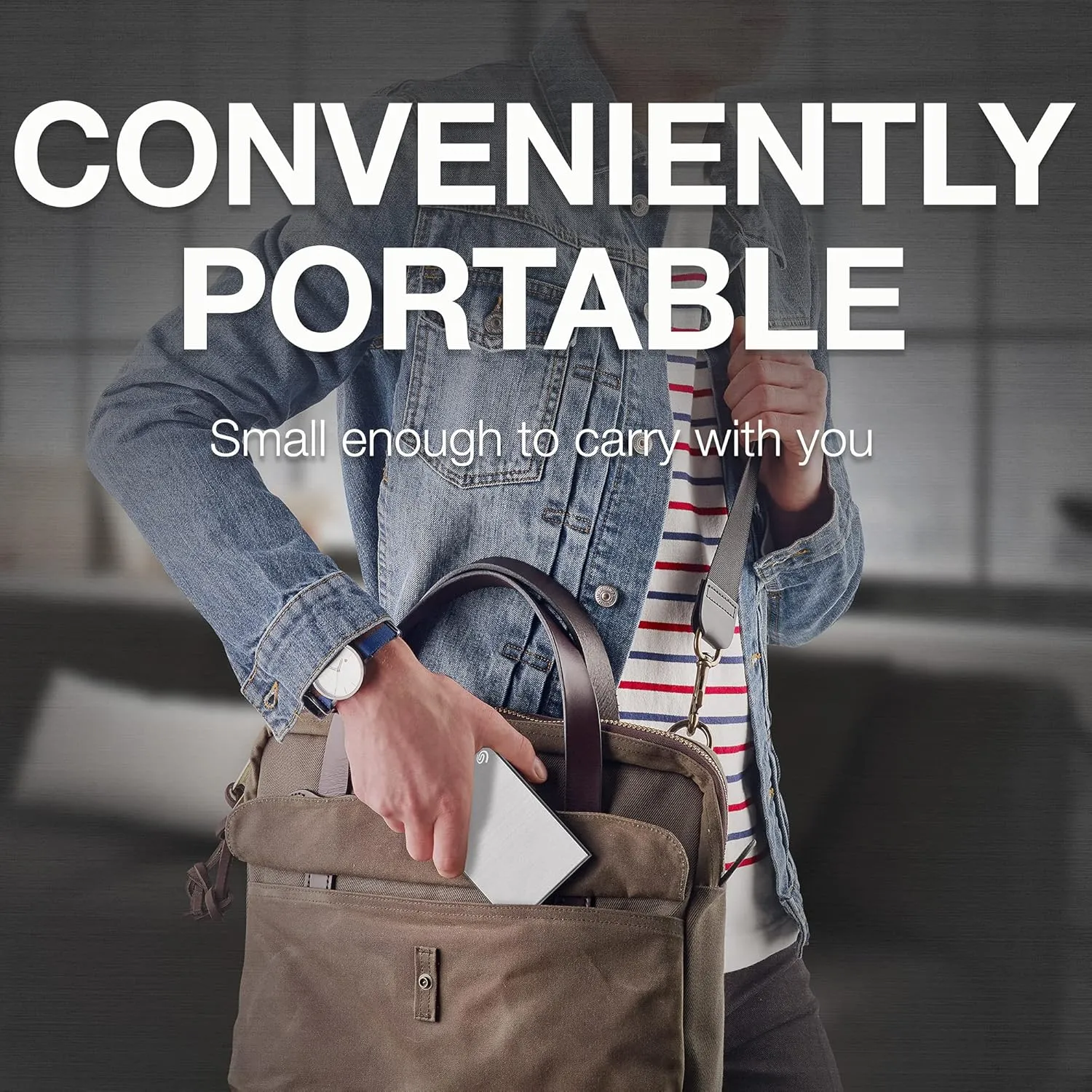 Seagate External USB Hard Disk One Touch 1TB 2.5 Inch (Silver) view 6